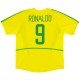 Ronaldo #9 Retro Brazil Home Jersey World Cup 2002