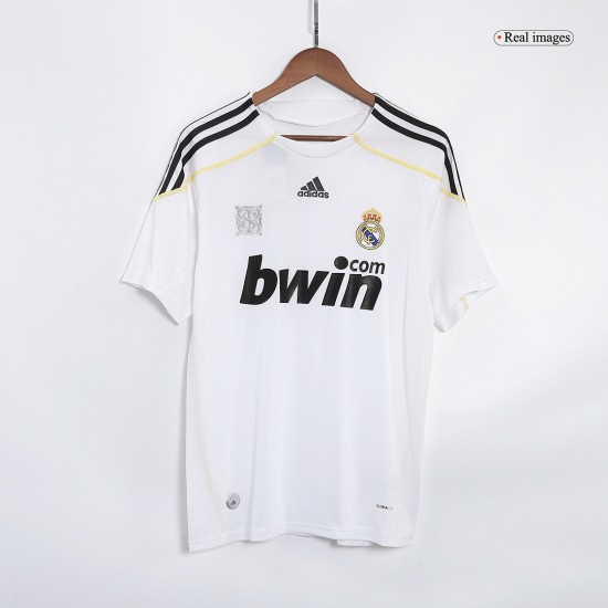 Ronaldo #9 Retro Real Madrid Home Jersey 2009/10