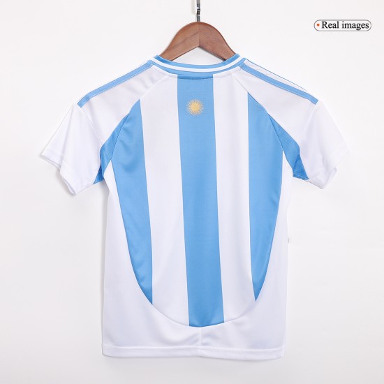 Kids Argentina Home Full Jersey Kit 2024