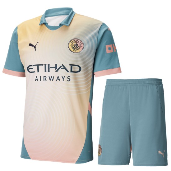 Manchester City Fourth \'Definitely City\' Jersey Kit 2024/25