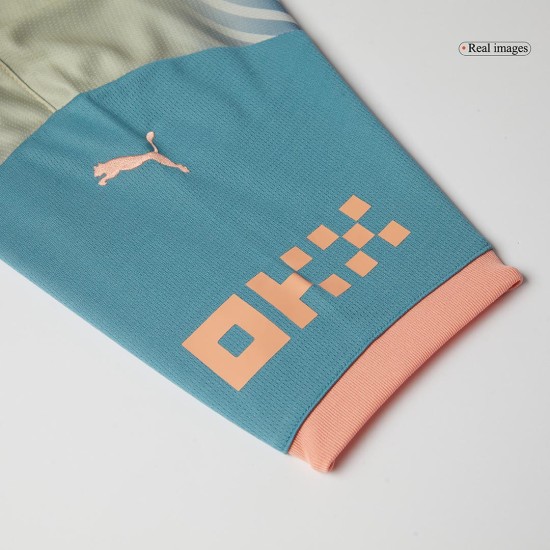 Manchester City Fourth \'Definitely City\' Jersey Kit 2024/25